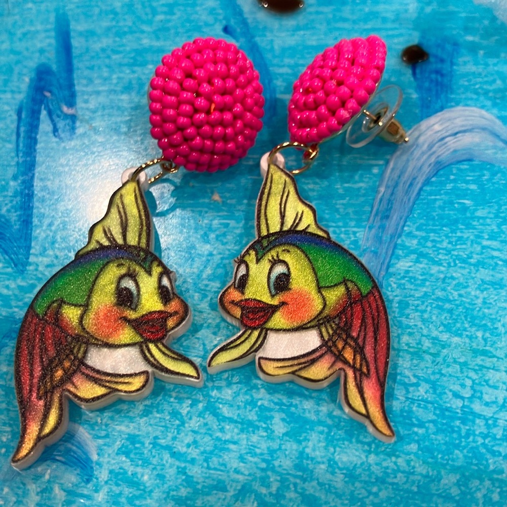 Colorful Fish Earrings